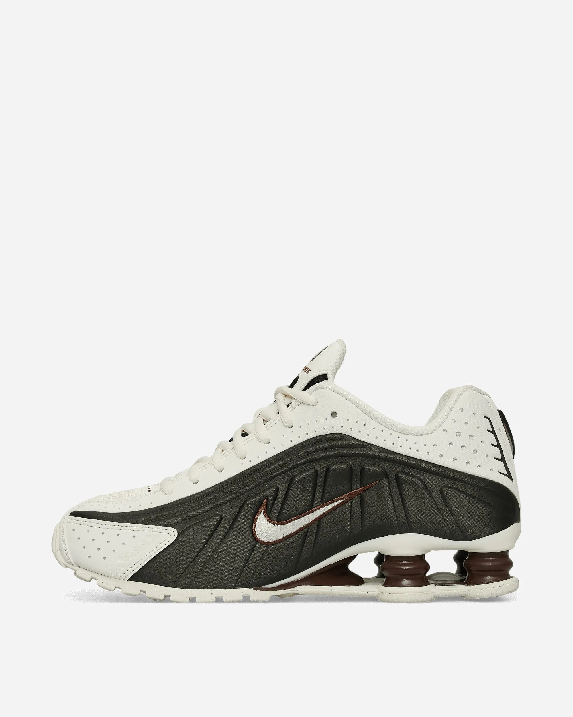 Women's Shox R4 Sneakers Sail / Fauna Brown Dark Edge