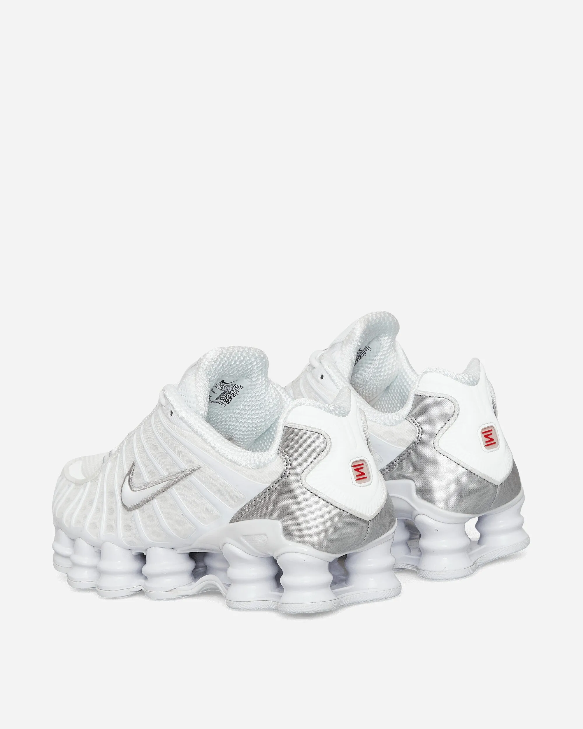 Shox TL Sneakers White / Metallic Silver Canvas Cool Petite Fit