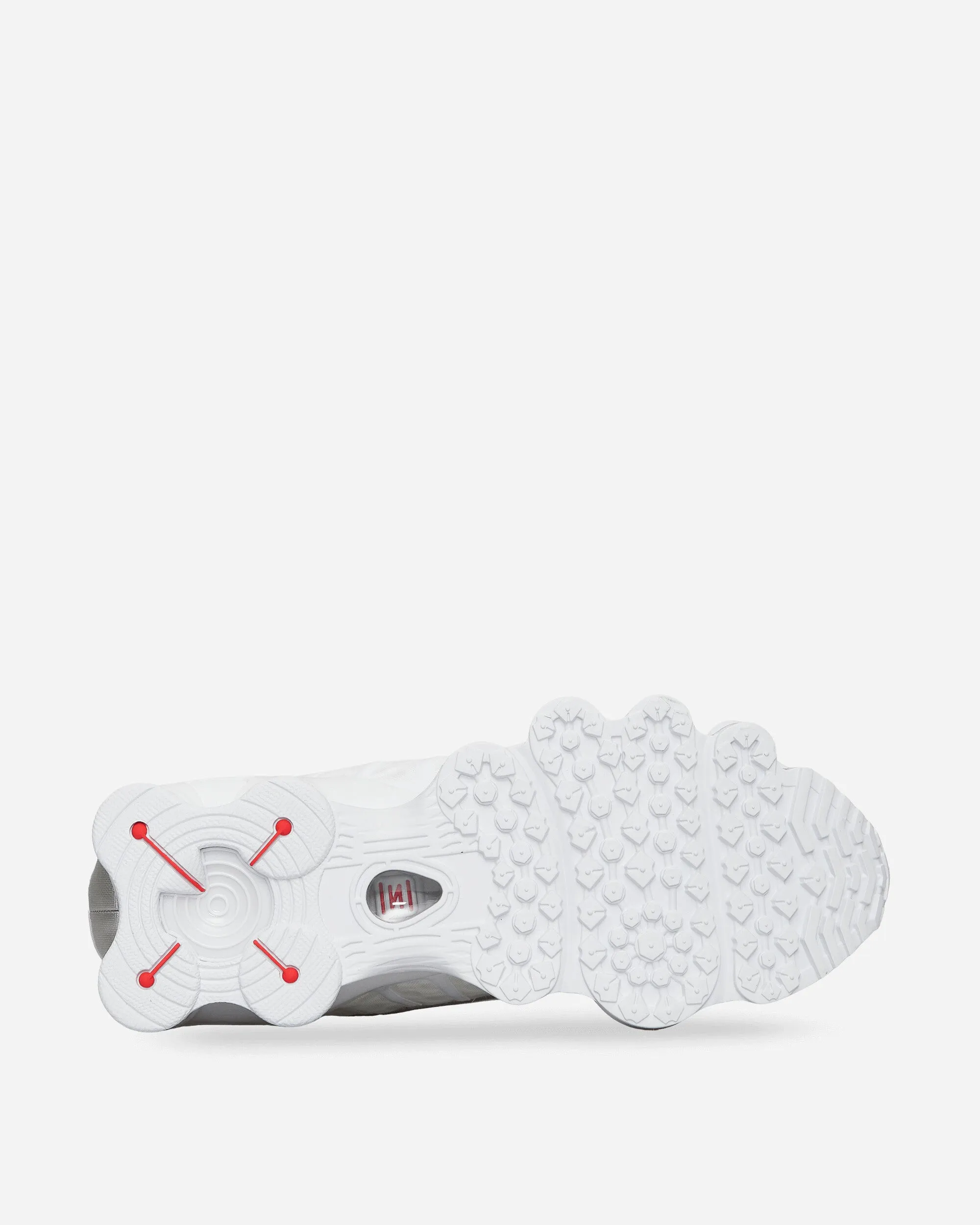 Linen Air Shox TL Sneakers White / Metallic Silver