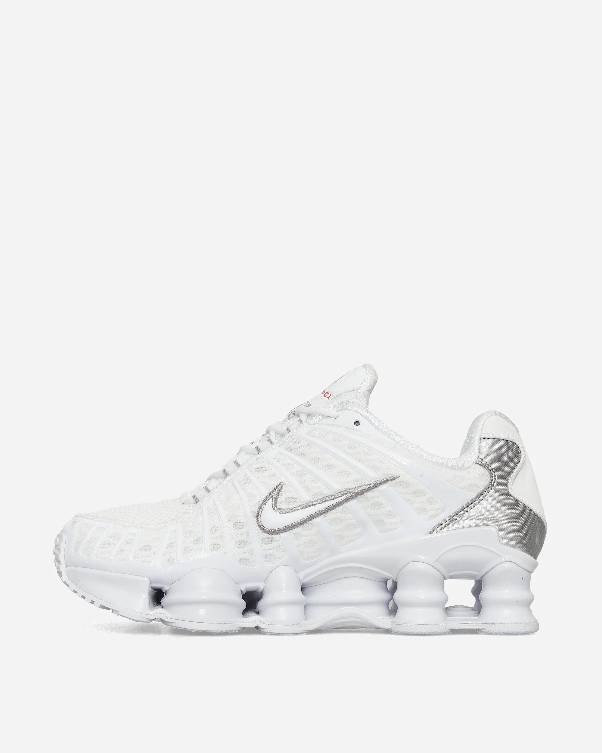 Shox TL Sneakers White / Metallic Silver Toe Guard Cliff Edge