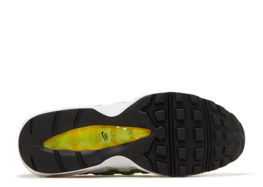 Nike Air Max 95 Essential White Green Apple Tour Yellow Easy Layer Lake Trek
