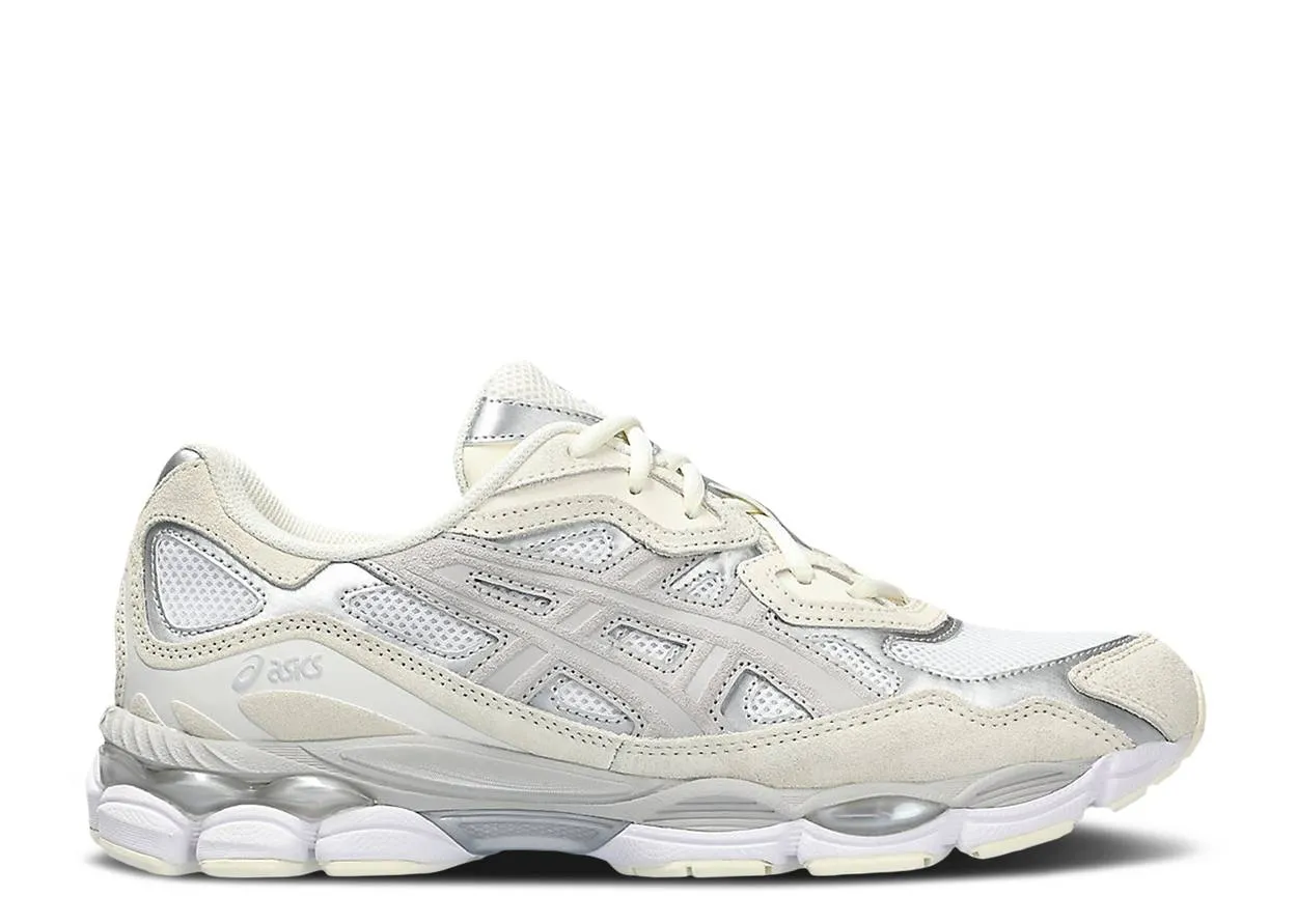 Slip On Construction Stylish Look Asics Gel-NYC White Oyster Grey