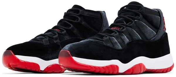 Jordan 11  "Bred Velvet" Women's Urban Fashion