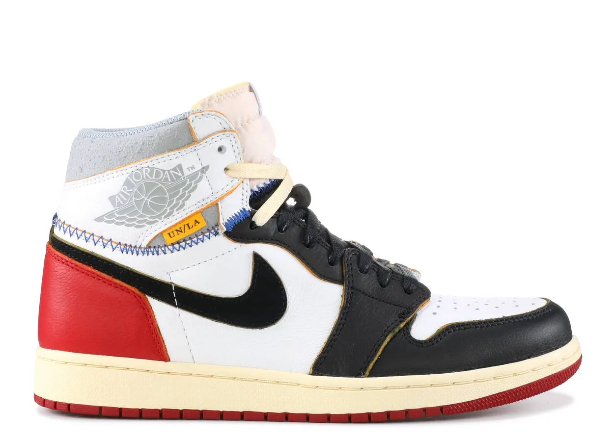 Comfortable Cushion Cool Mesh Air Jordan 1 Retro High Union Los Angeles Black Toe