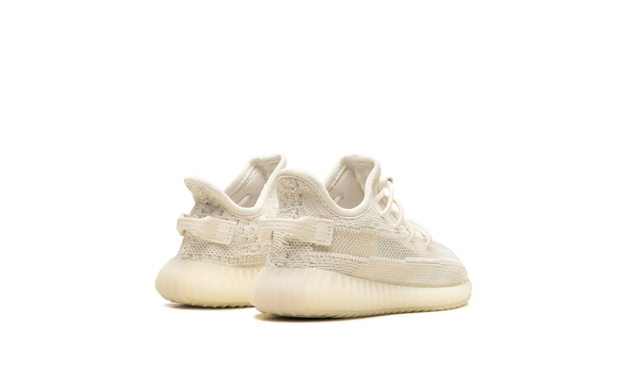 Embroidered design Drill Run Adidas Yeezy Boost 350 V2 "Bone" Toddler