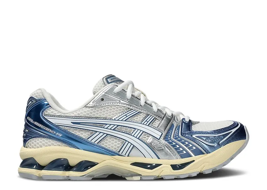 Asics Gel-Kayano 14 Cream Metallic Blue ventilation channels
