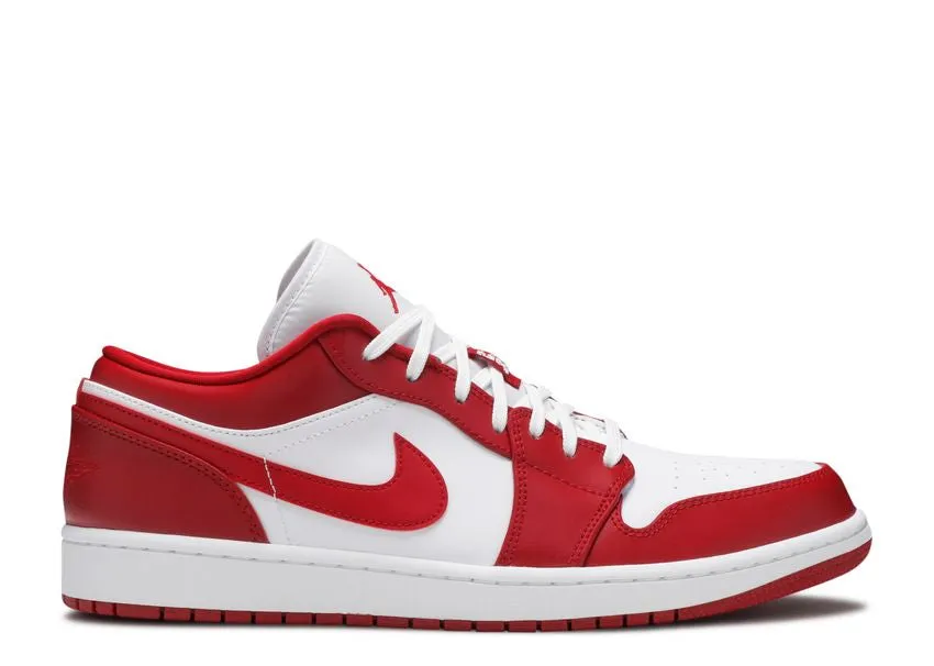 Air Jordan 1 Low Gym Red White Snow Path