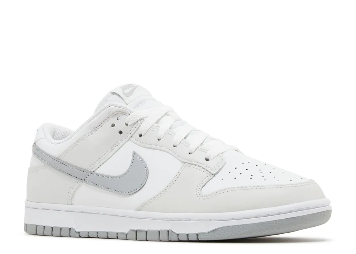 Nike Dunk Low Retro Summit White Light Smoke Grey Round Toe Design
