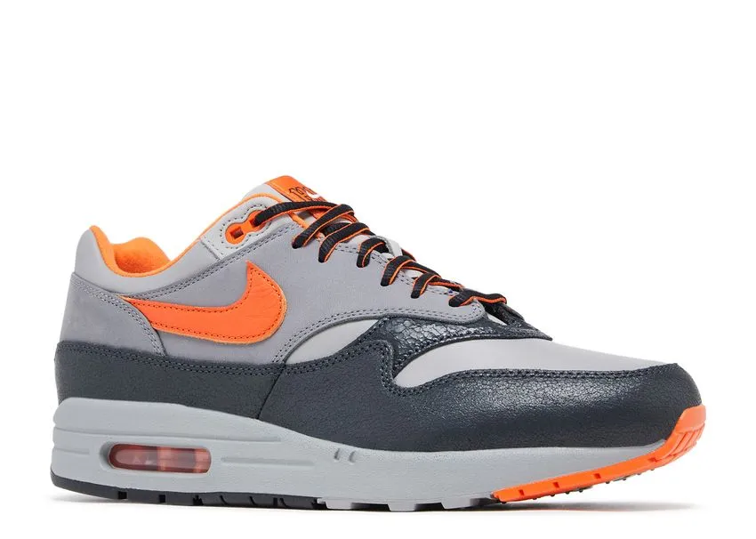 Nike Air Max 1 HUF Brilliant Orange Clean Aesthetic
