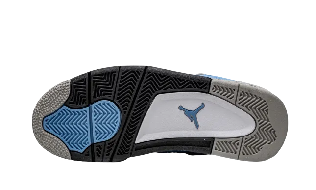 Water Safe Foot Flex Jordan 4 Retro "University Blue" Grade School