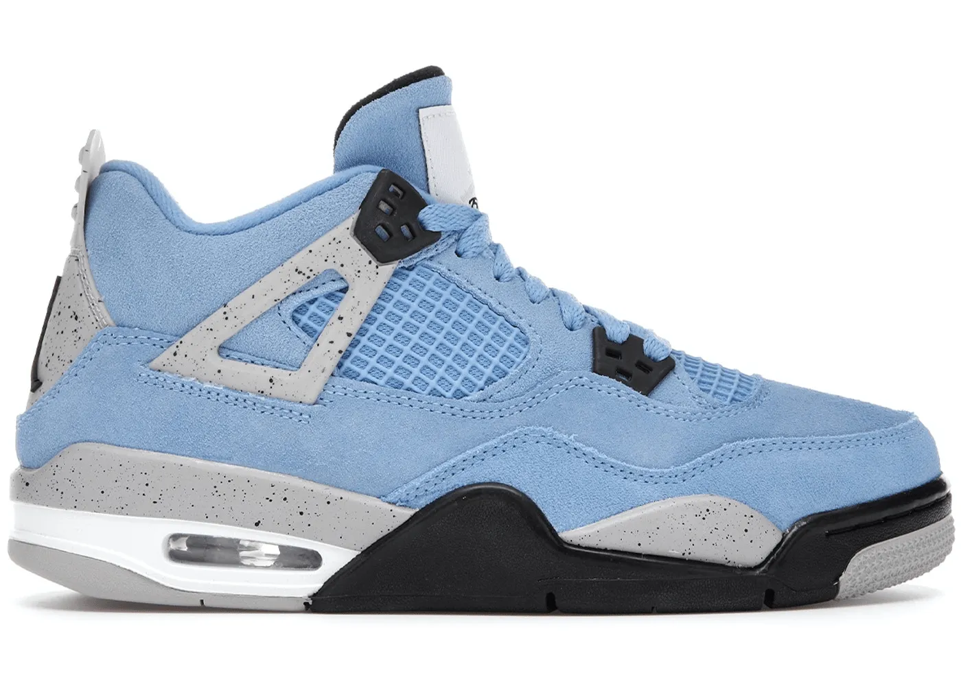 Jordan 4 Retro University Blue (GS) light feel Block Hike