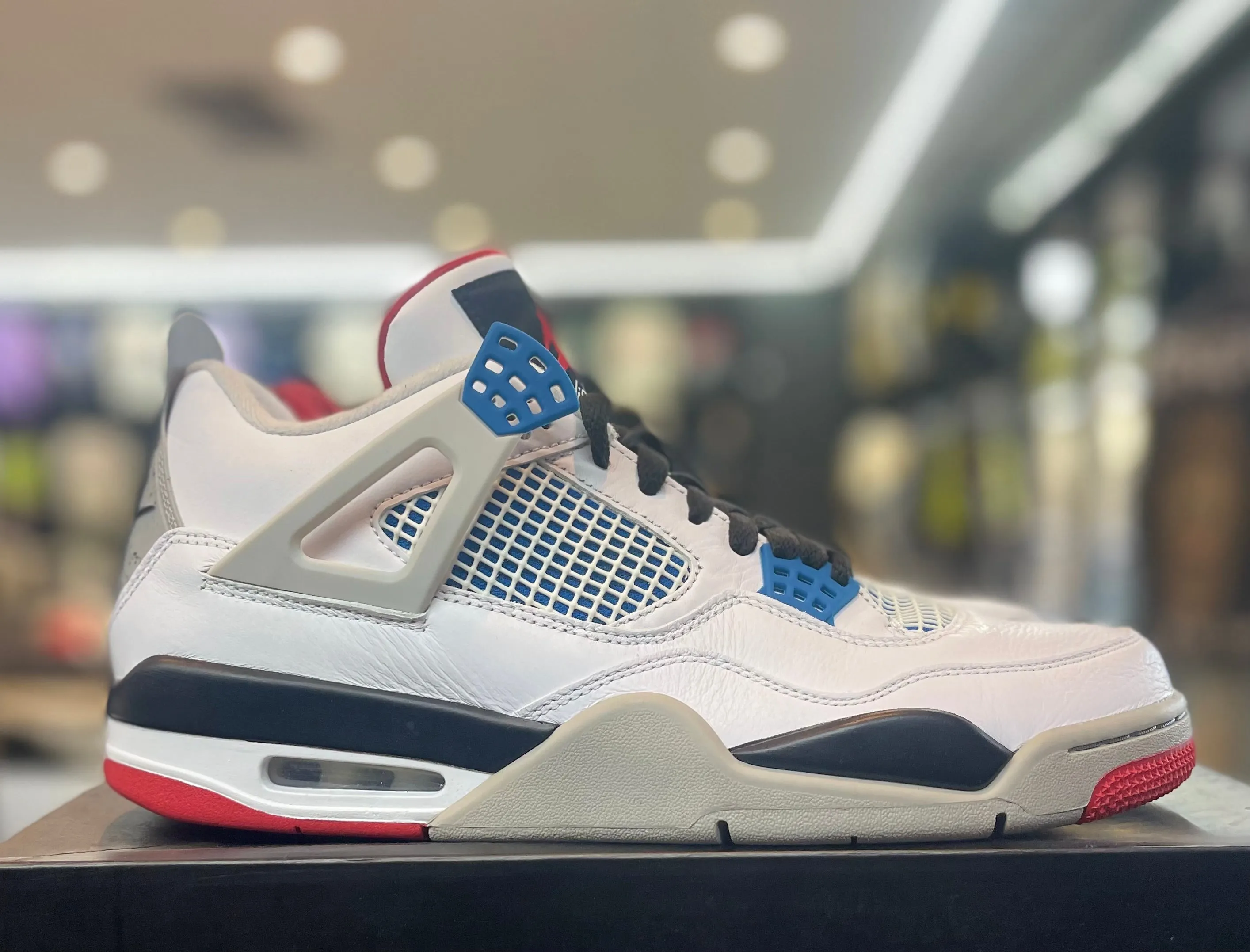 Group Pace Active Wear Air Jordan Retro 4 ??What The?? *Preowned Size 11.5*