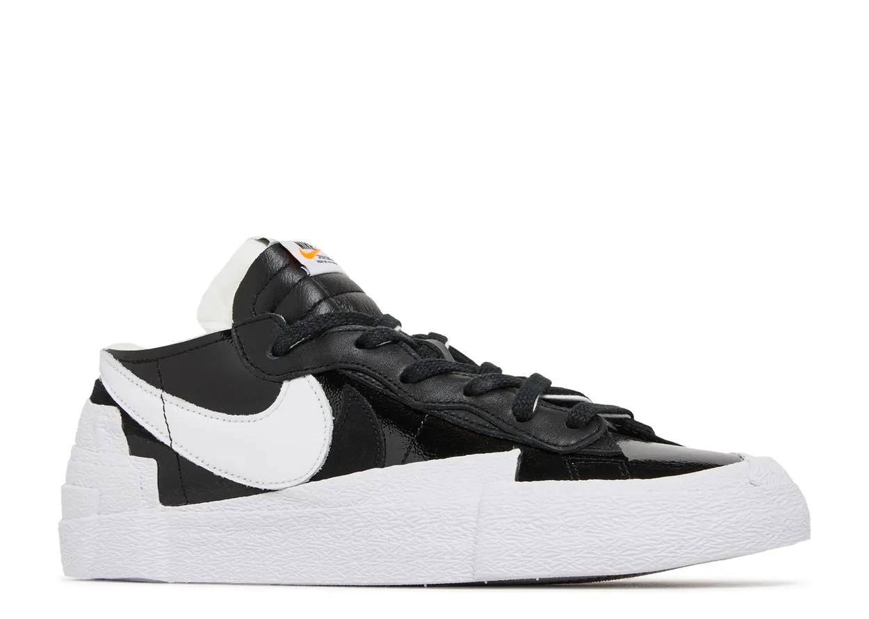 Nike Blazer Low Sacai Black Patent Leather Pack Safe Race day