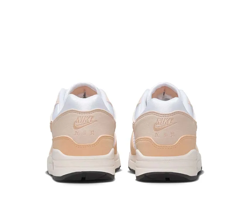 Nike Air Max 1 '87 W Mini Swoosh "White Sail" All-Purpose Comfort Quick Wear