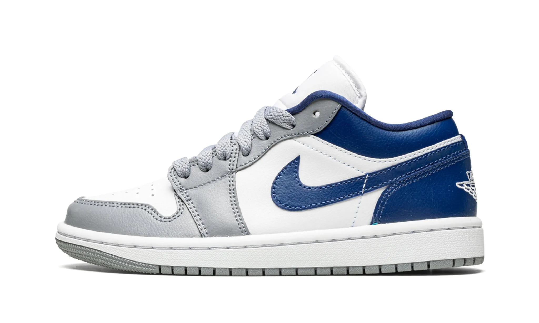 Fast Go Wmns Air Jordan 1 Low Stealth French Blue White