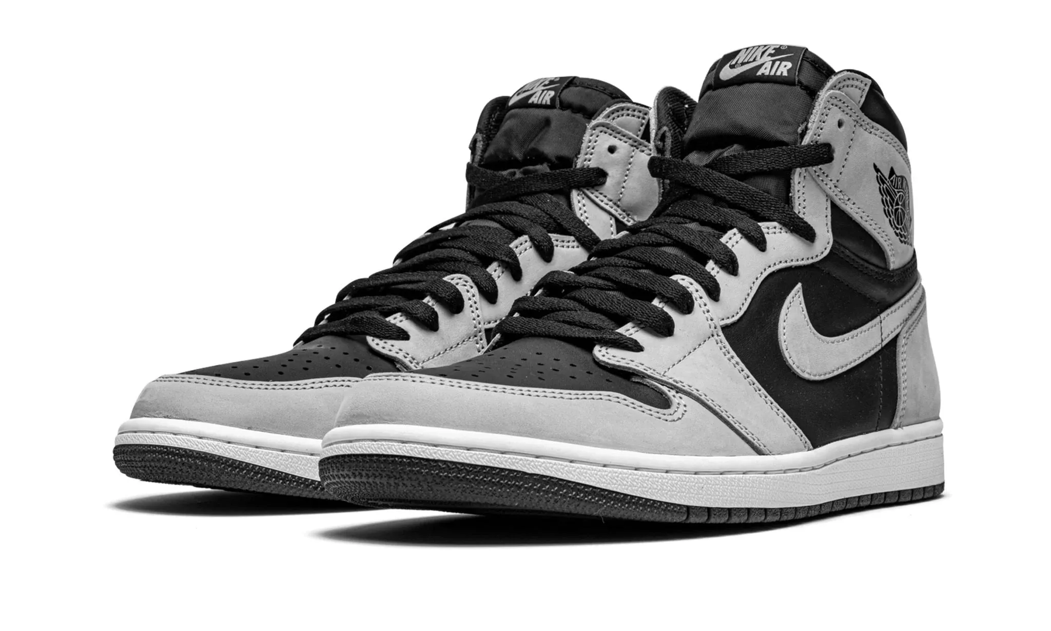 Elastic Sides Porous Structure Air Jordan 1 High OG Shadow 2.0