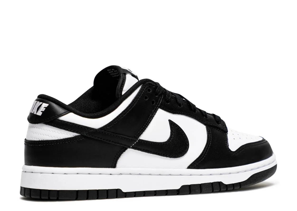 Nike Dunk Low Black White Run Meet Stylish Appearance