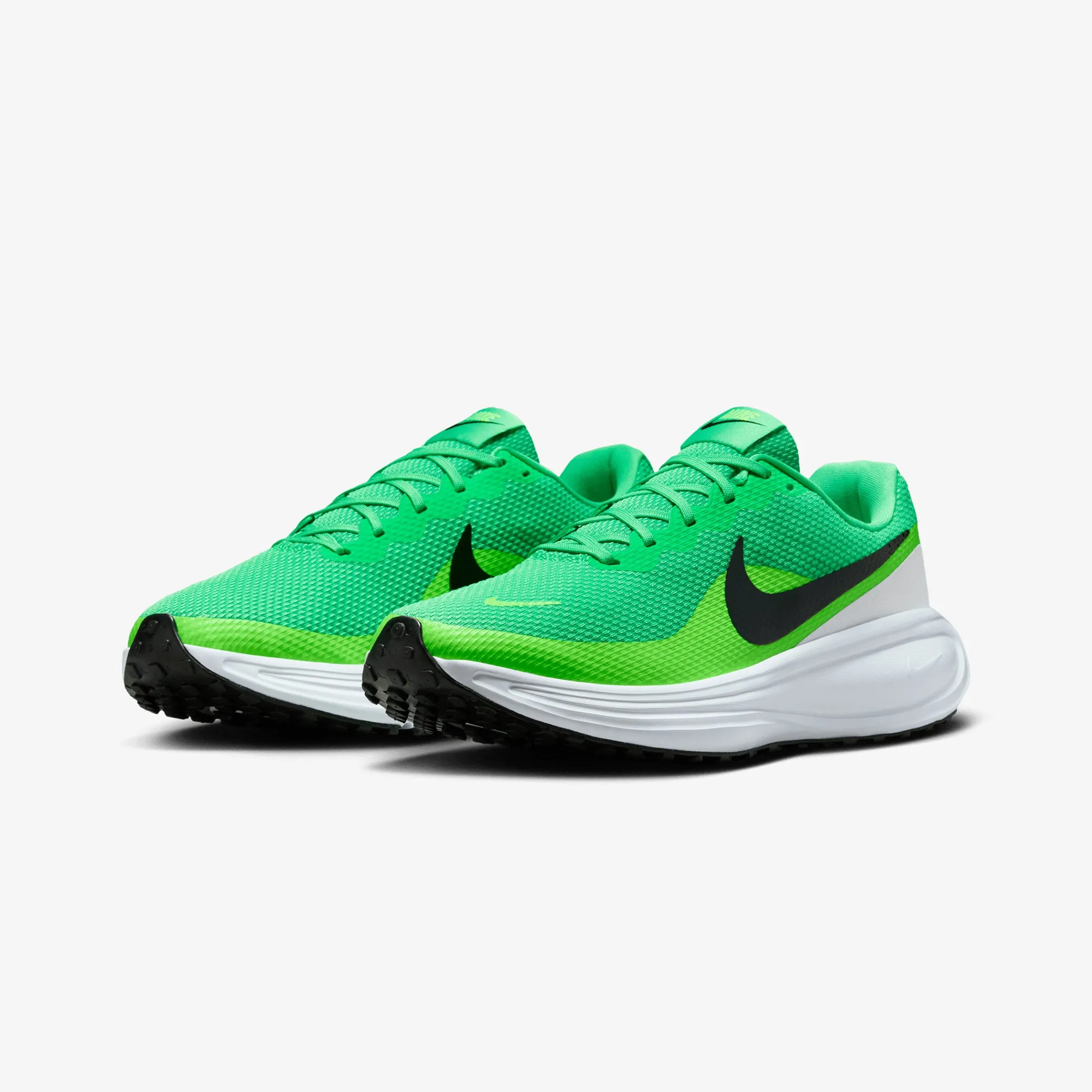 Nike | REVOLUTION 8 { GREEN SHOCK/BLACK-GREEN STRIKE-WHITE Beach Vibe