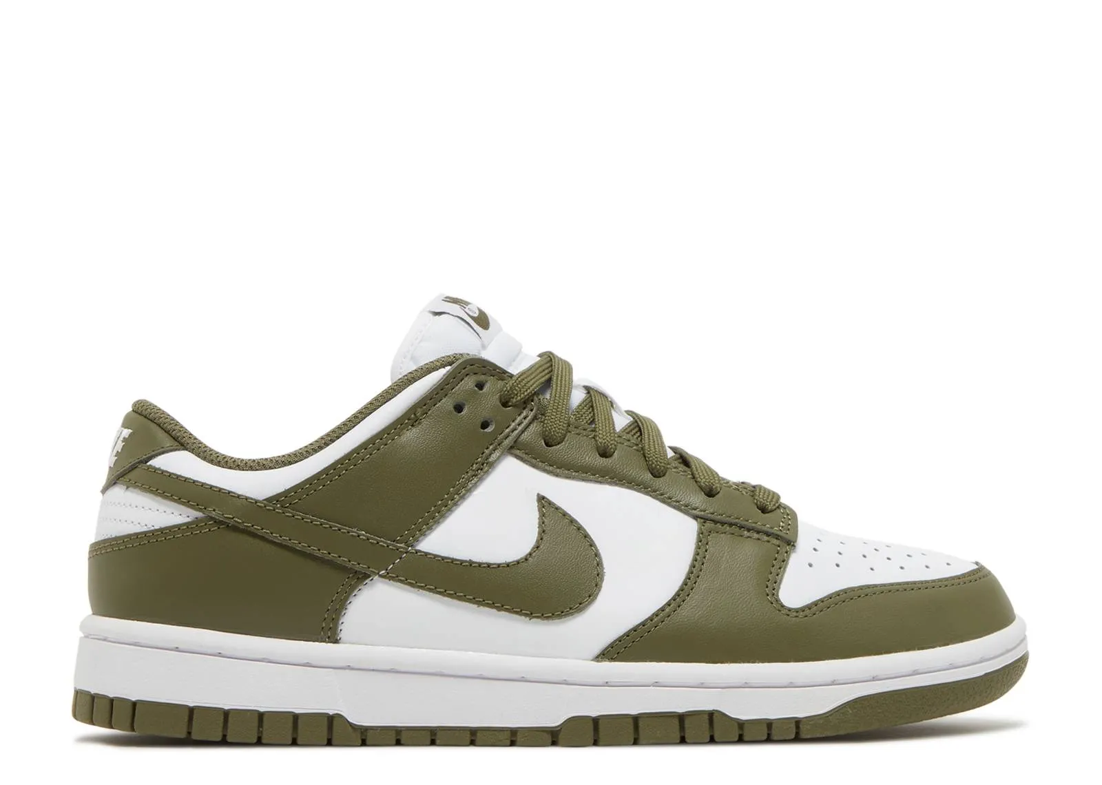 Soft Step platform Nike Dunk Low Medium Olive