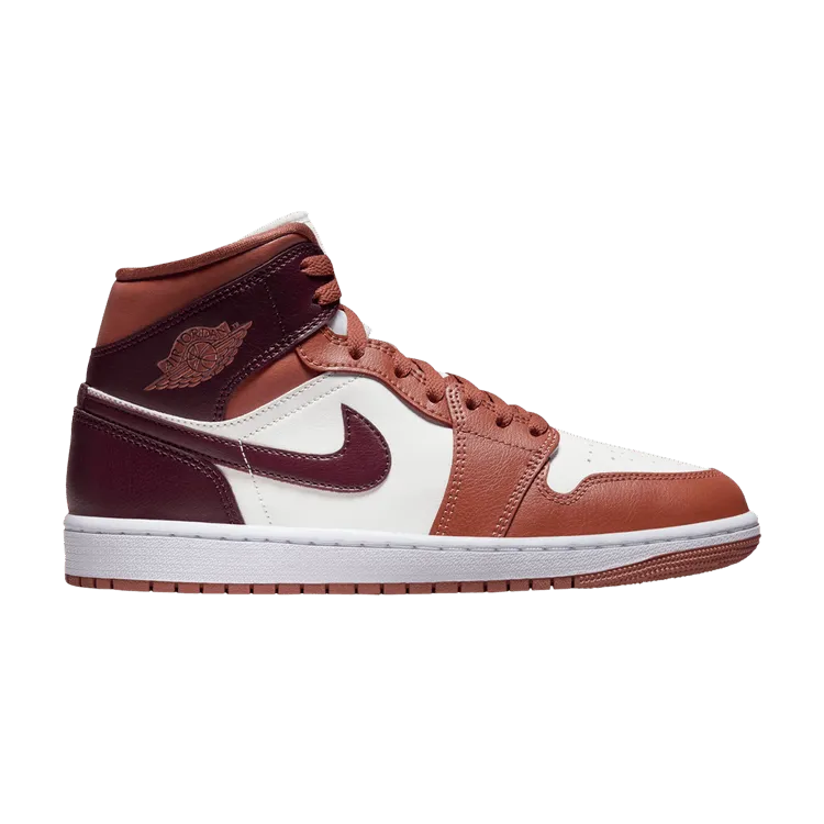 Spring Walk Soft ground Wmns Air Jordan 1 Mid 'Dusty Peach'