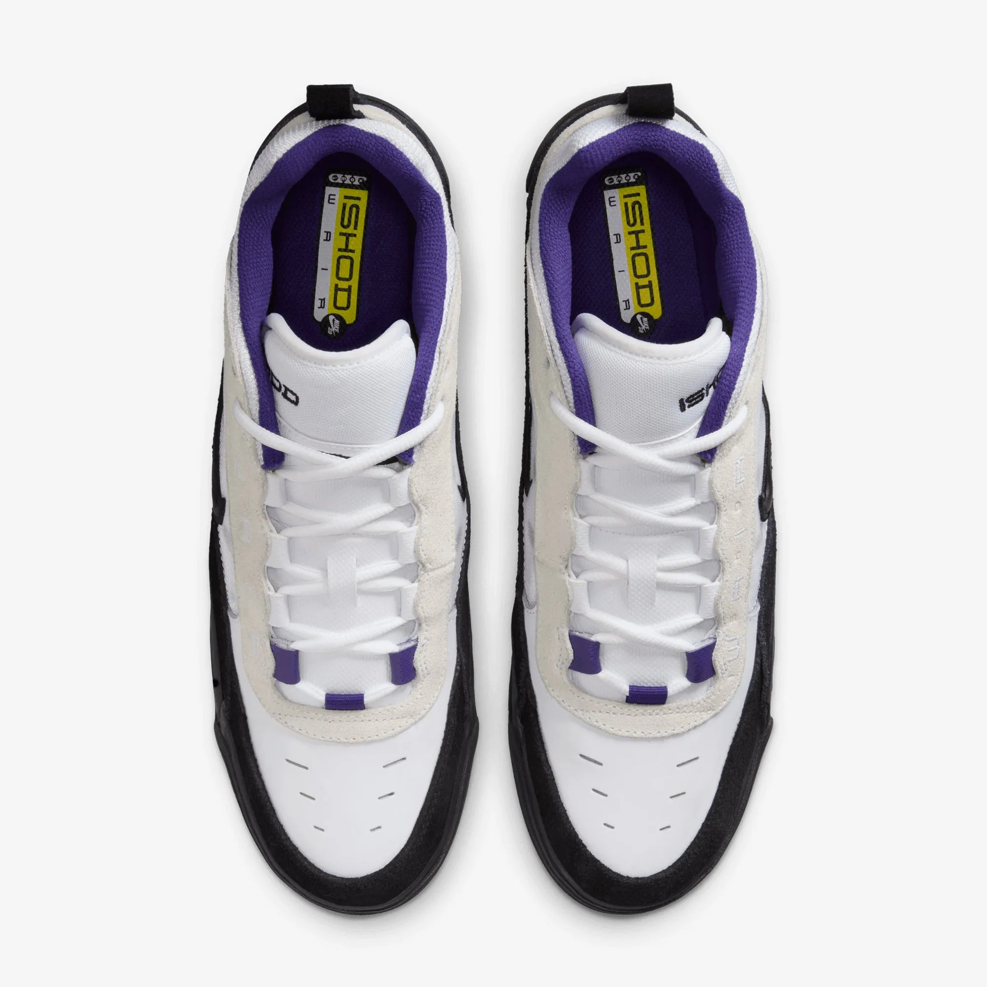ergonomic Petite Fit Nike | AIR MAX ISHOD { WHITE/BLACK-COURT PURPLE-BLACK