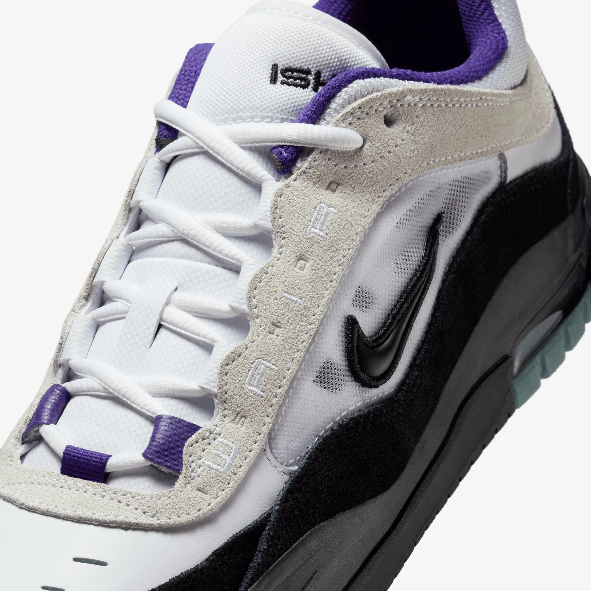 Nike | AIR MAX ISHOD { WHITE/BLACK-COURT PURPLE-BLACK Grip Hold