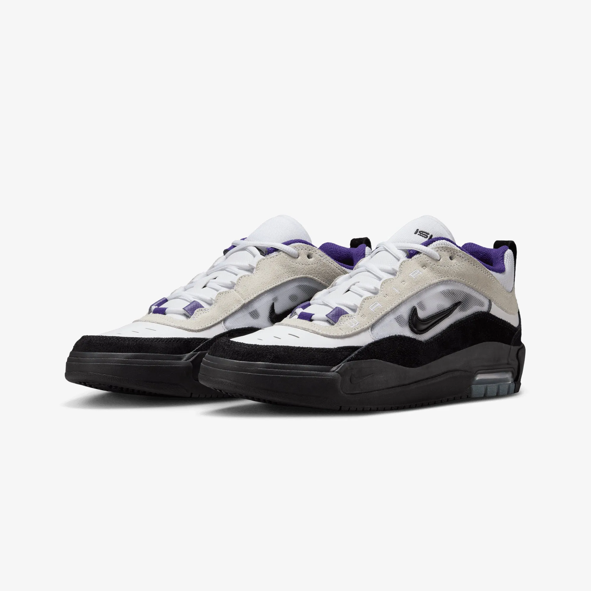 Nike | AIR MAX ISHOD { WHITE/BLACK-COURT PURPLE-BLACK Kids Play