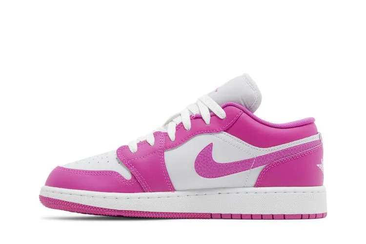 Adult Ease Breathable Upper Air Jordan 1 Low GS 'Fire Pink'