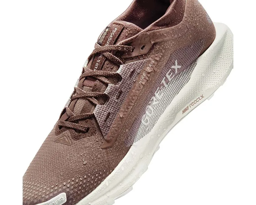 Soft Straps Convenient feature Nike ReactX Pegasus Trail 5 GTX SP "Mink Brown"