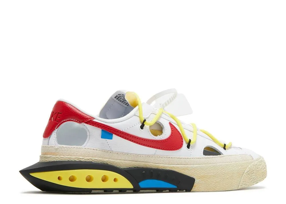Nike Blazer Low Off-White White University Red Dust Guard