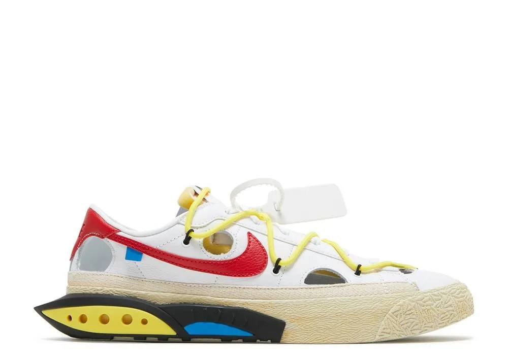 Timeless Fit Airport Easy Nike Blazer Low Off-White White University Red
