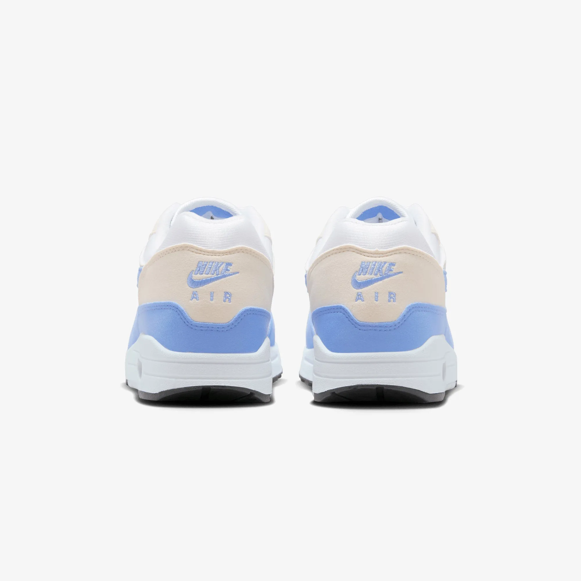 NIKE | AIR MAX 1 { WHITE/ROYAL PULSE-PHANTOM-BLACK Cushioned heel Every Step
