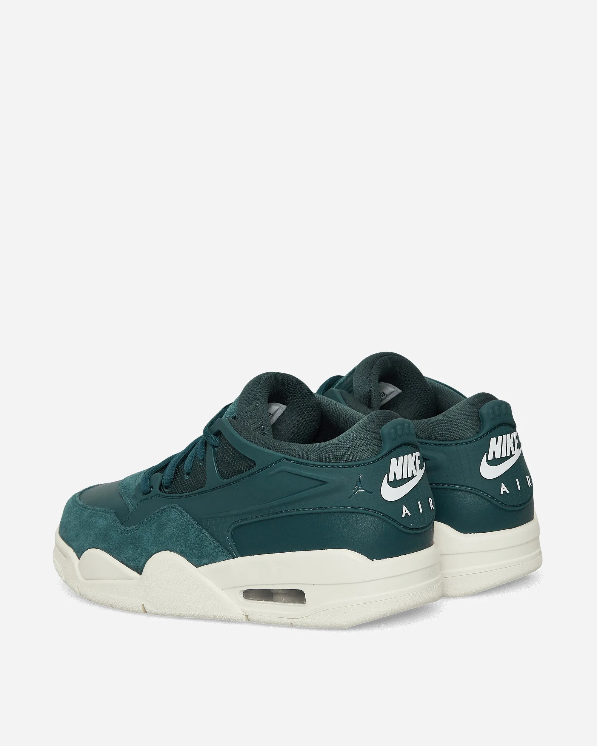 Firm Lock Shine Tone Women's Air Jordan 4 RM Sneakers Oxidized Green / White