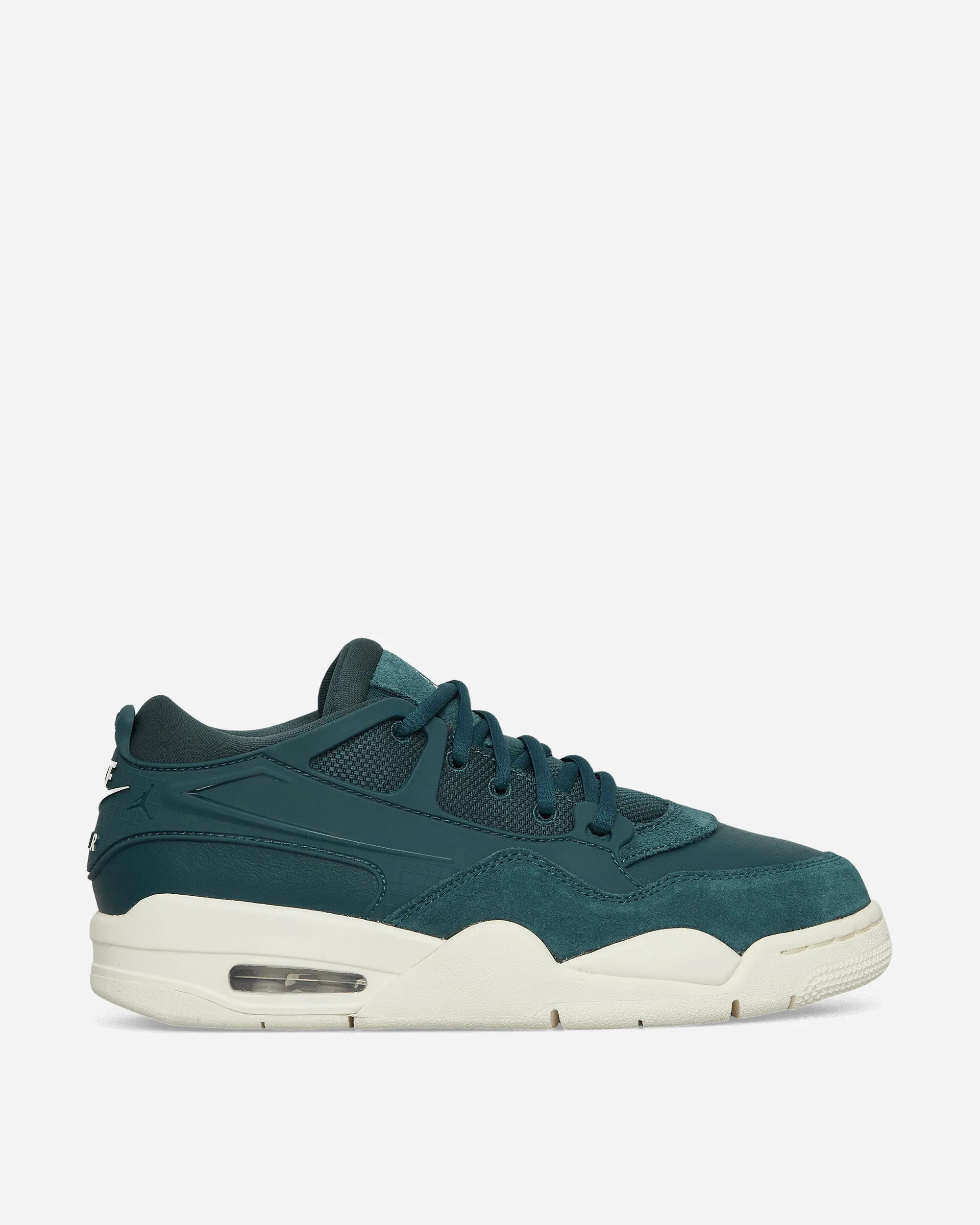 Women's Air Jordan 4 RM Sneakers Oxidized Green / White Mesh Upper