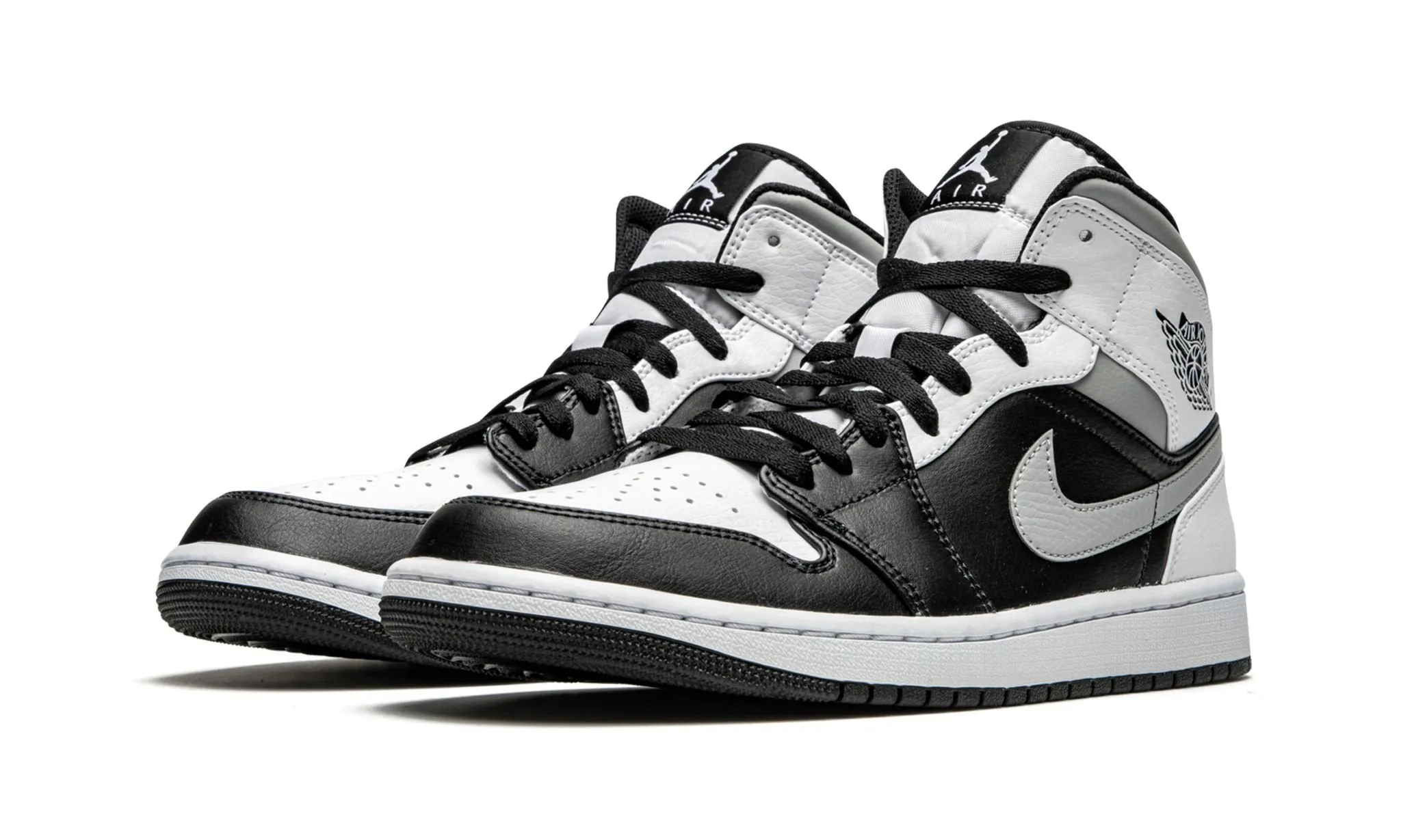 Air Jordan 1 Mid White Shadow Reinforced heel