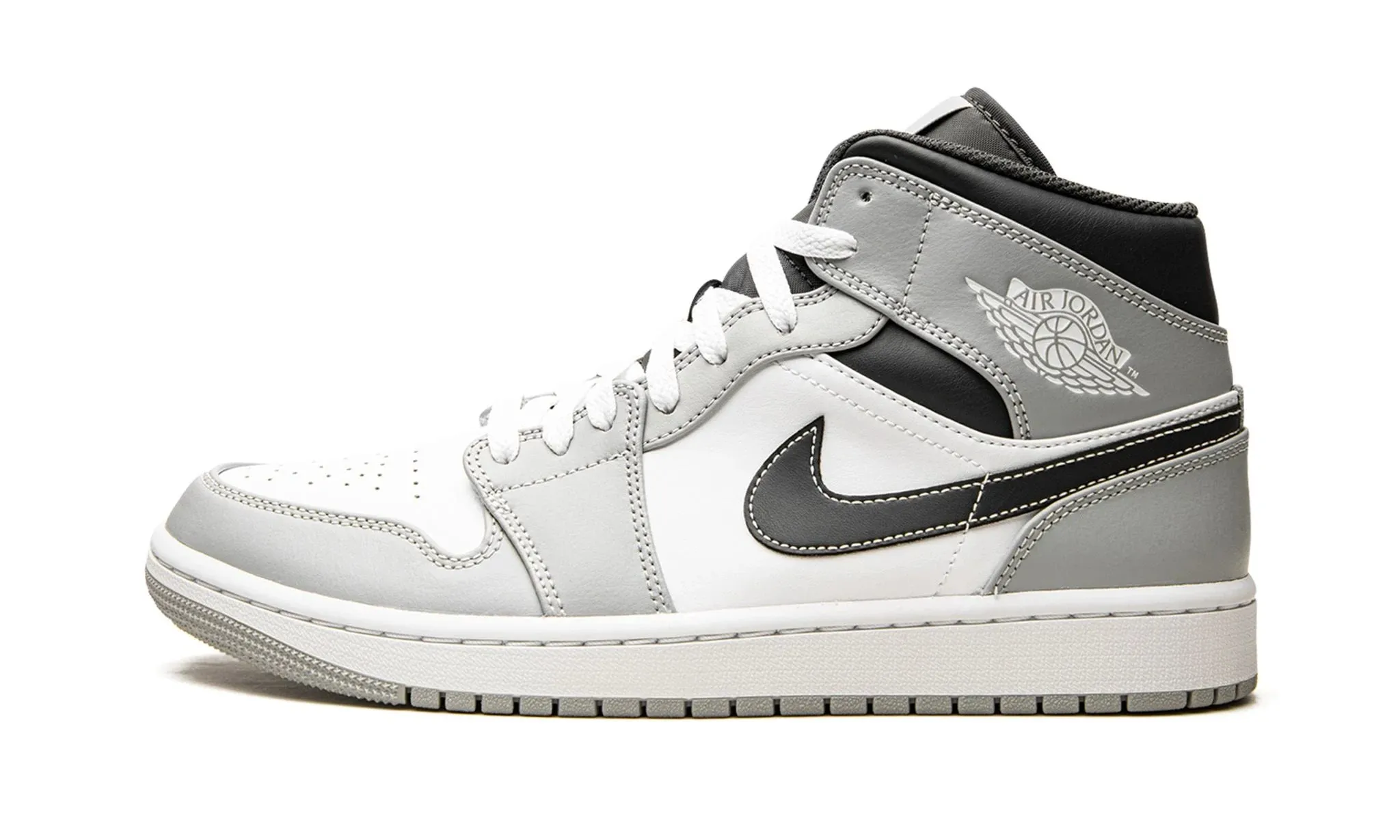 Support Feel Air Jordan 1 Mid Anthracite/Light Smoke Grey 2.0
