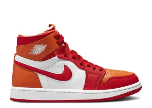 Air Jordan 1 High Zoom Air Comfort Fire Red Hot Curry Stride Light Sandals