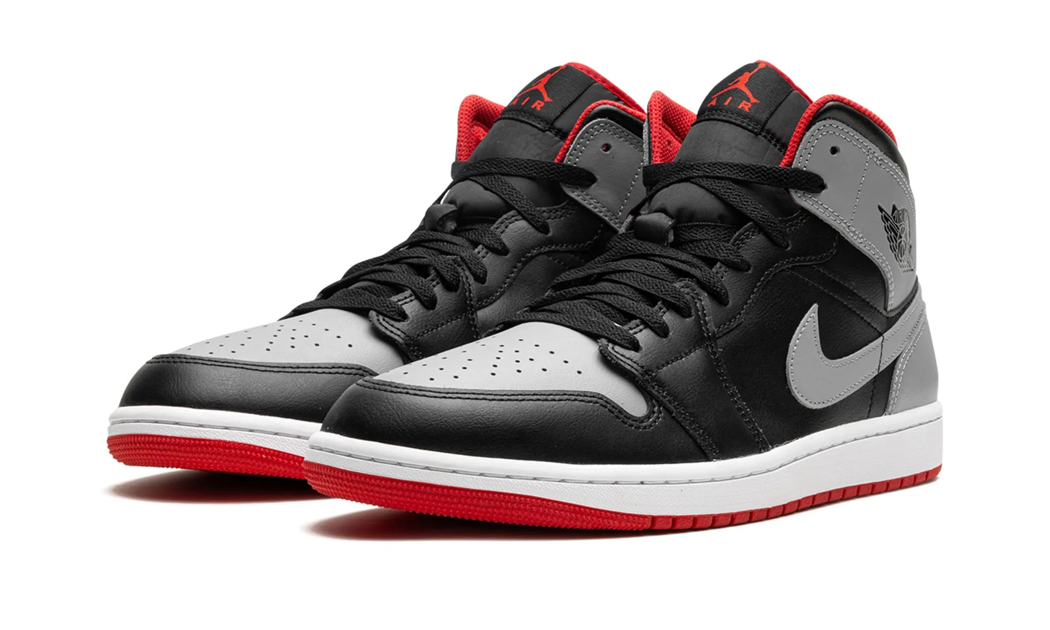 Pure Style Air Jordan 1 Mid 'Bred Shadow'