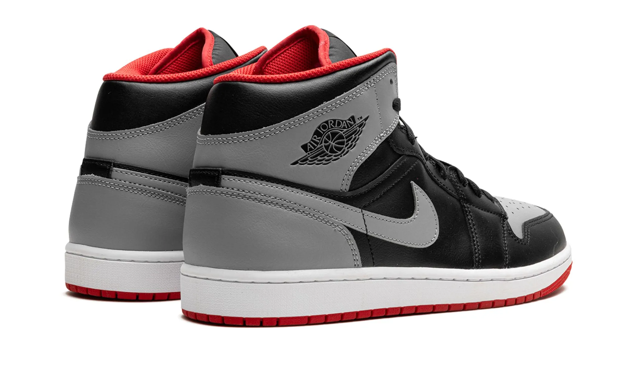 Easy on Air Jordan 1 Mid 'Bred Shadow'