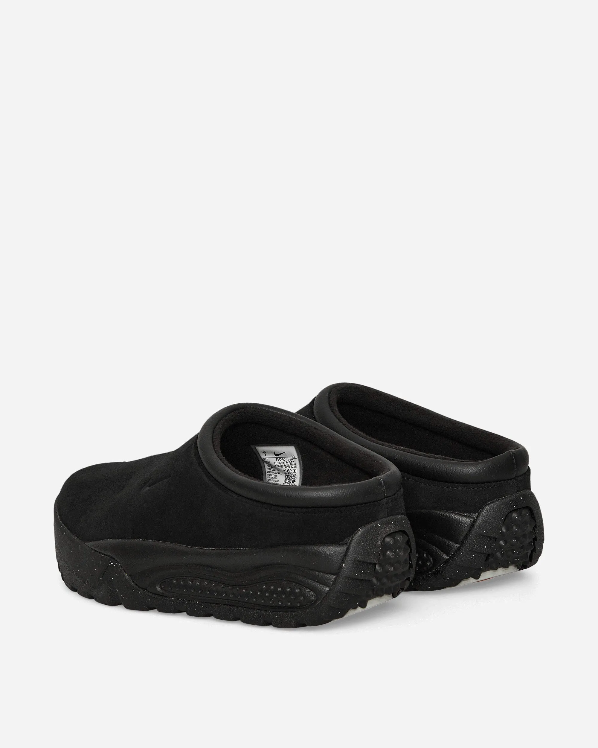ACG Rufus Mules Black Adjustable Fit Durable Fabric