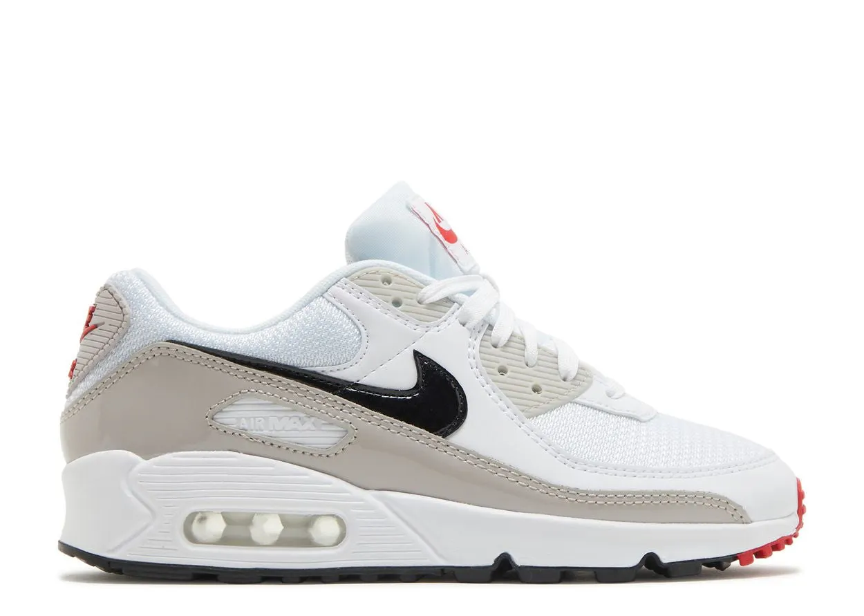 Faux Leather Nike Air Max 90 Light Iron All