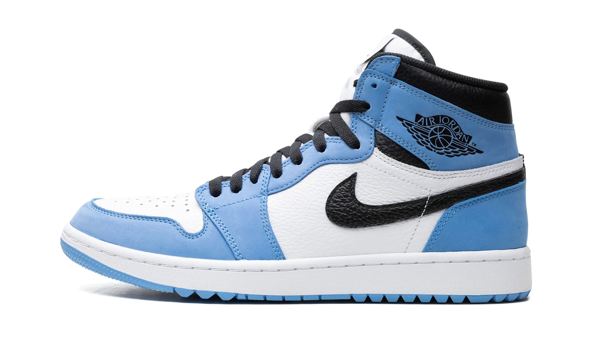 Gentle Motion Night Jog Air Jordan 1 High Golf 'University Blue'