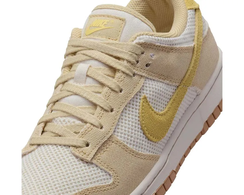 Nike Dunk Low SE W "Soft Yellow" Canyon Hike Pet Jog