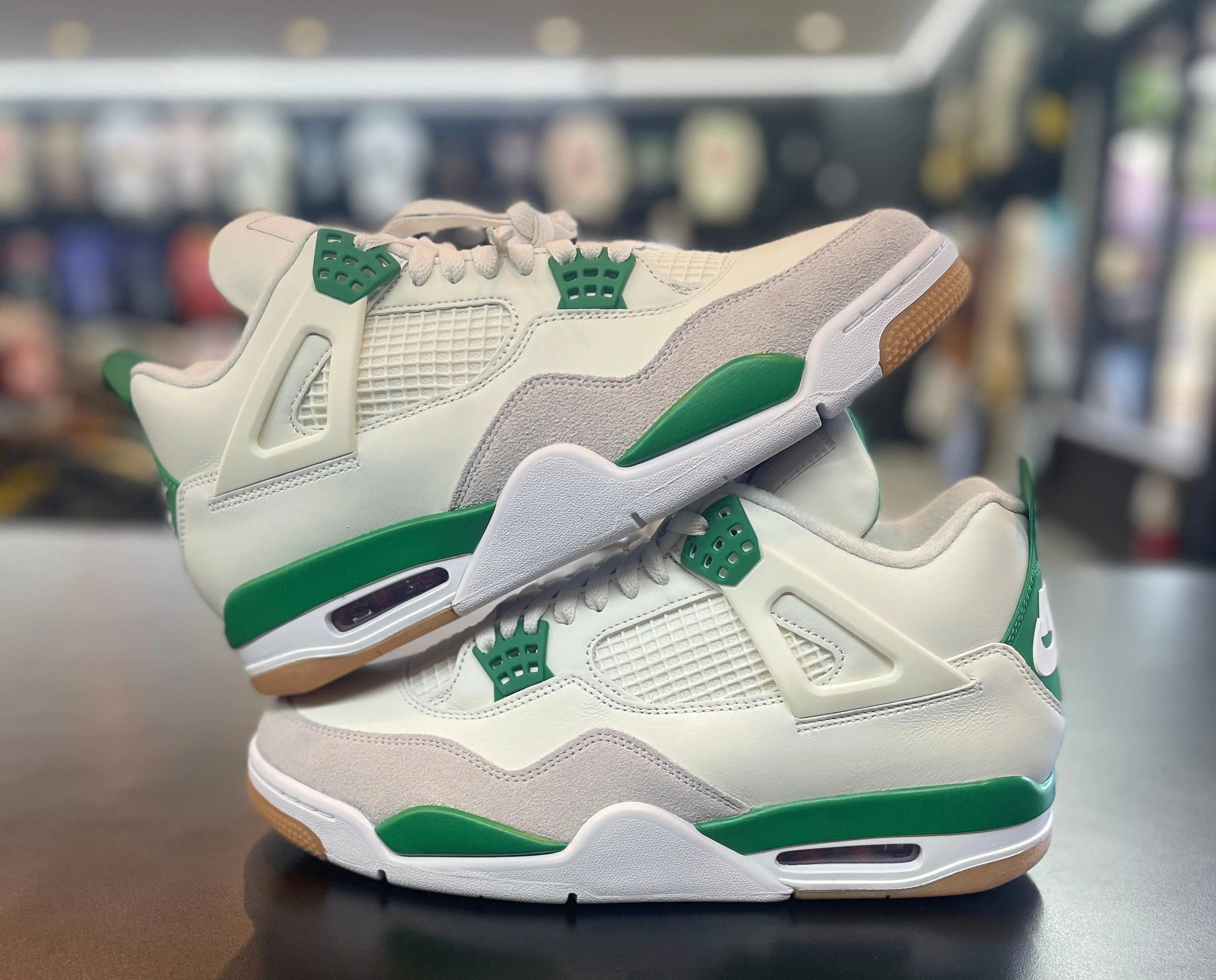 Plan Step Urban Friendly Air Jordan Retro 4 ?? Pine Green??