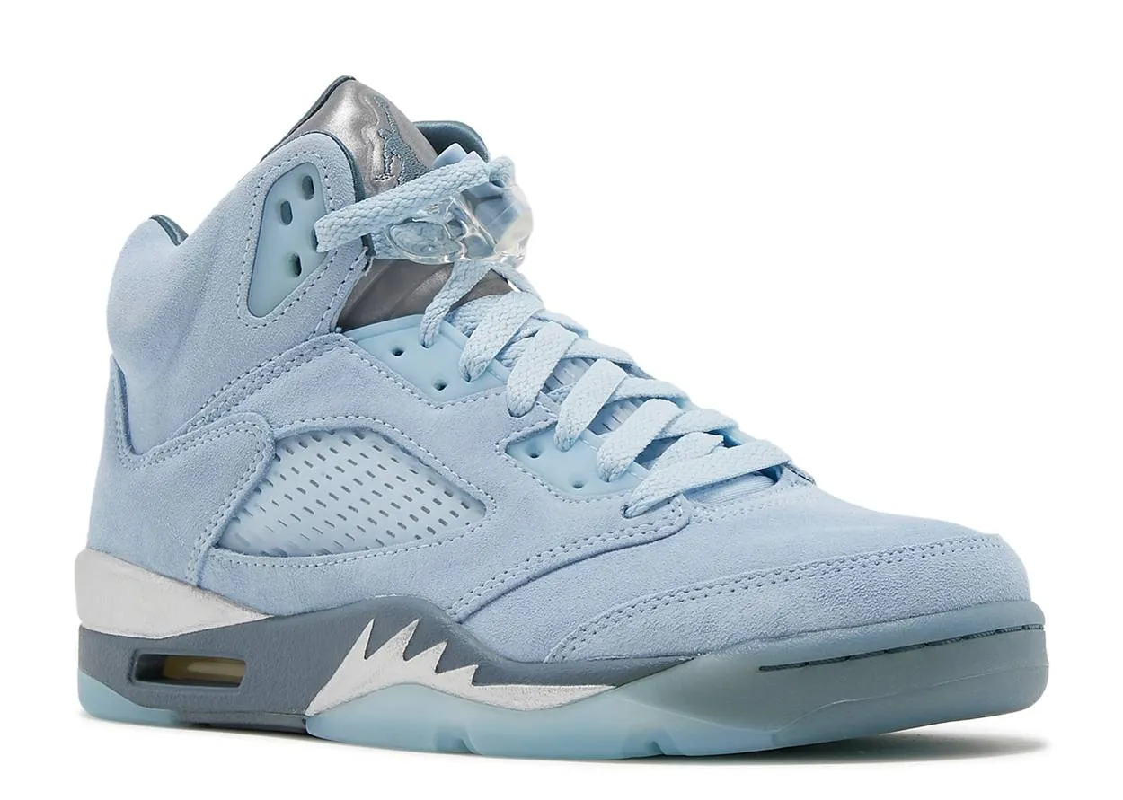 Cushioned Midsole Air Jordan 5 Retro Bluebird
