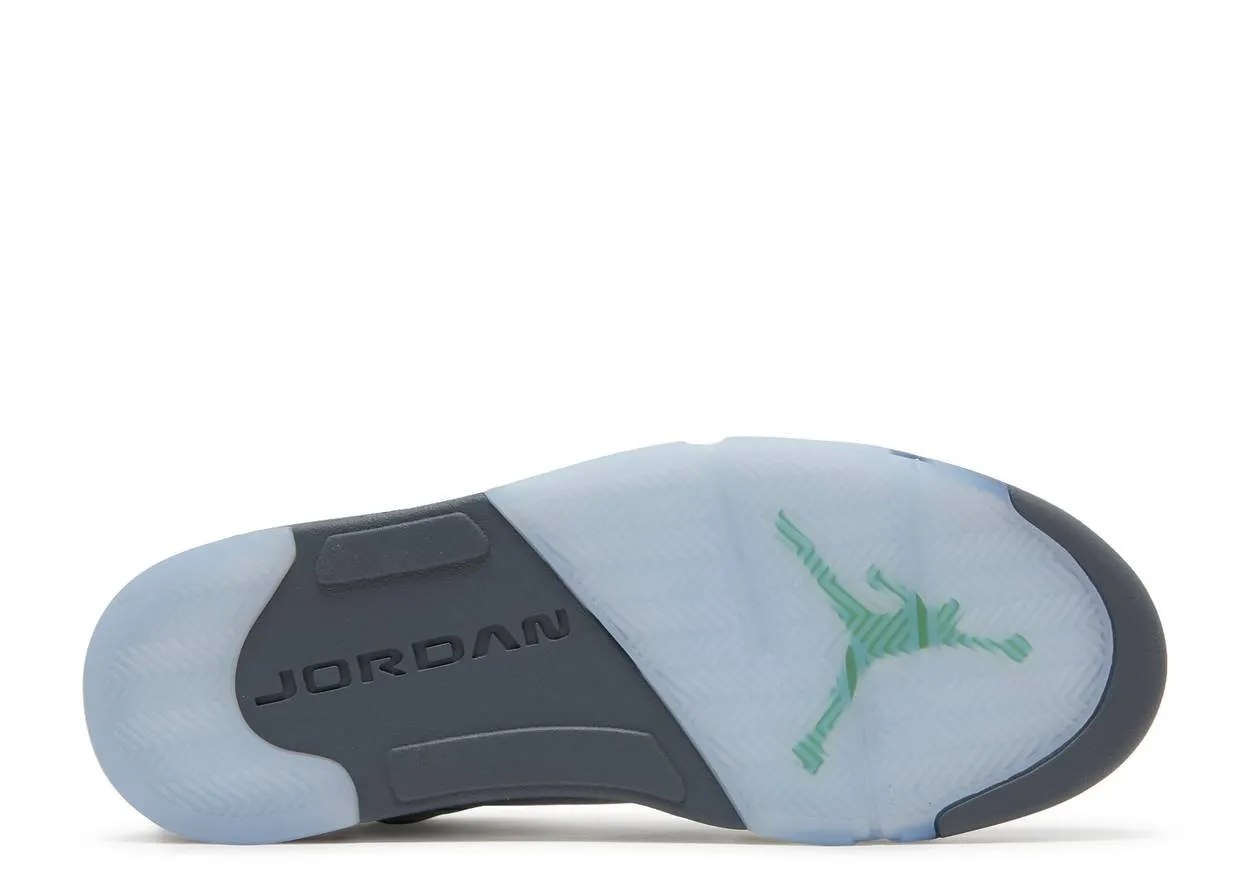 soft inside Air Jordan 5 Green Bean