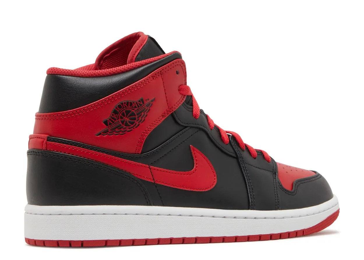 Air Jordan 1 Mid Alternate Bred Casual Fit