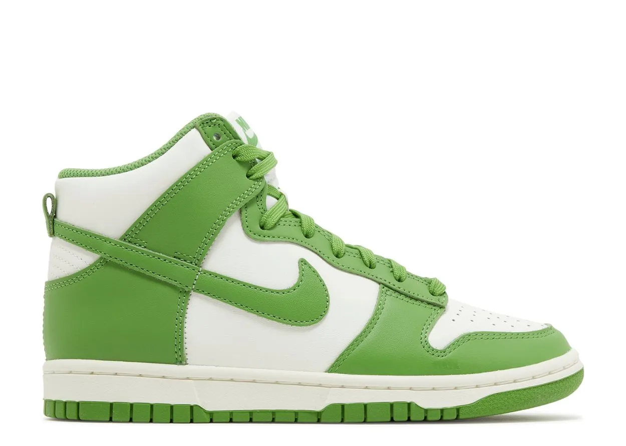 Nike Dunk High Chlorophyll Sail Cushioned Walk Textured Pattern