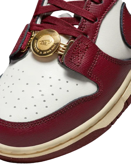 Quick lace Nike Dunk Low "Just Do It - Team Red" Women's