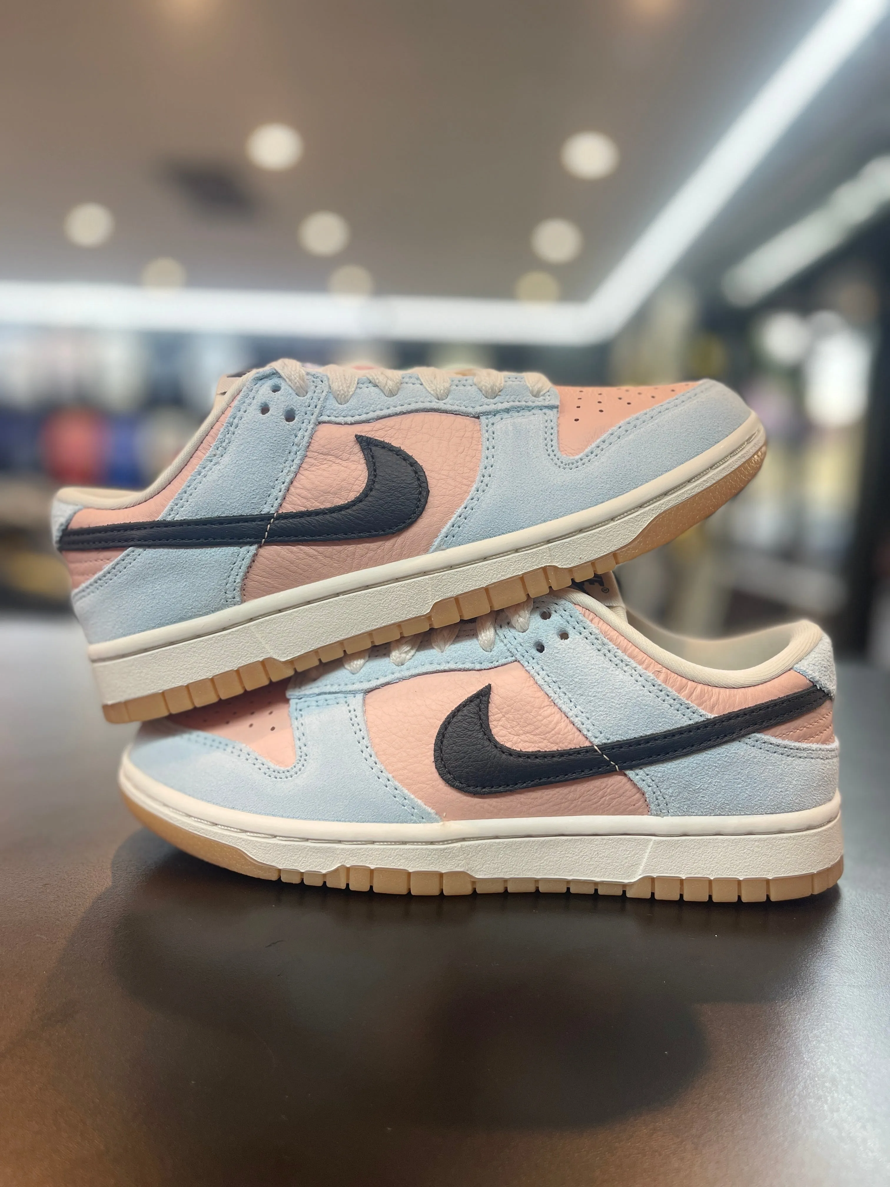 Nike Dunk Low ??Glacier Blue Arctic Orange?? Open Toe